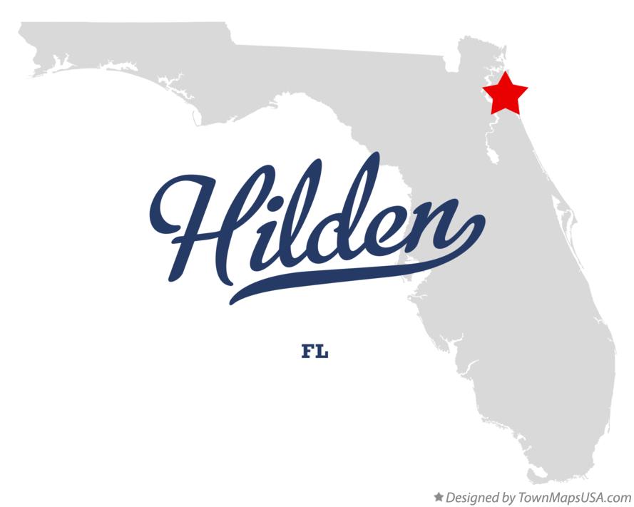 Map of Hilden Florida FL