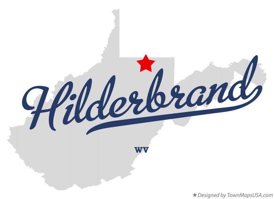Map of Hilderbrand West Virginia WV