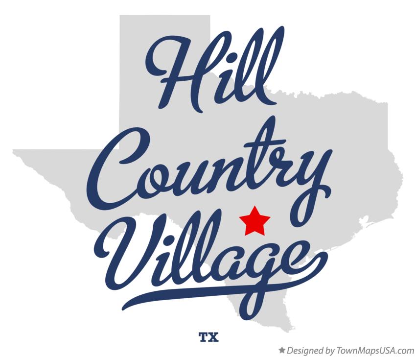 Map of Hill Country Village Texas TX