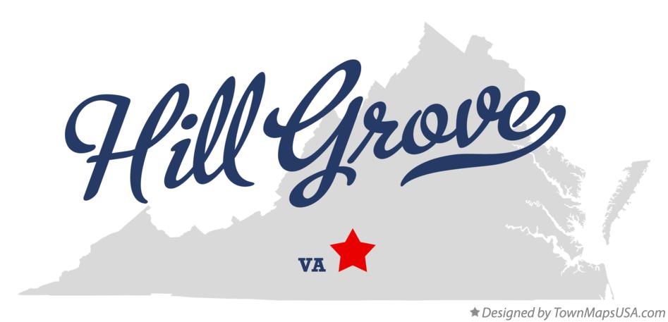 Map of Hill Grove Virginia VA