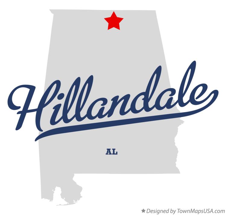 Map of Hillandale Alabama AL