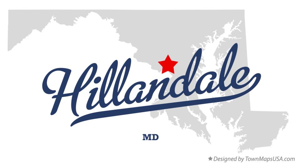 Map of Hillandale Maryland MD