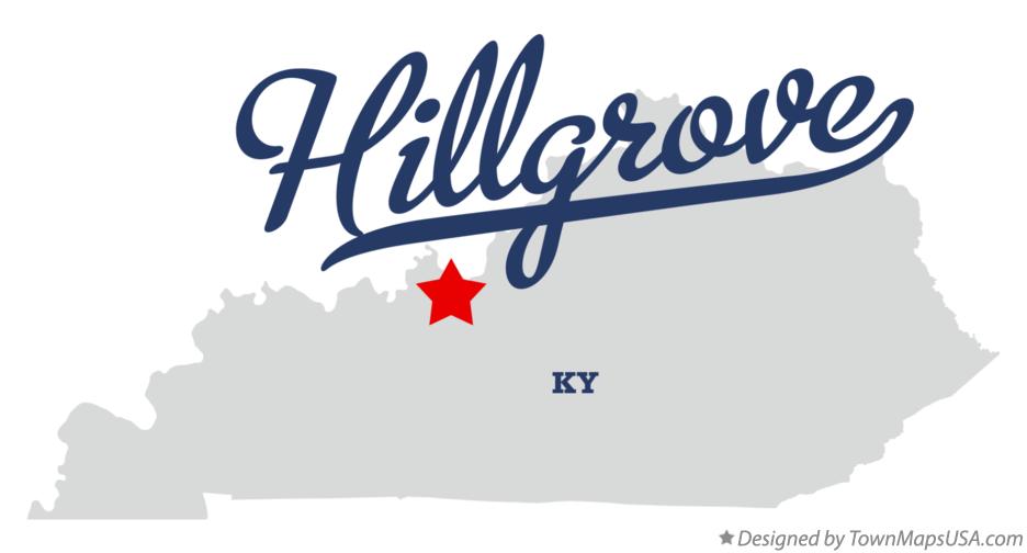 Map of Hillgrove Kentucky KY