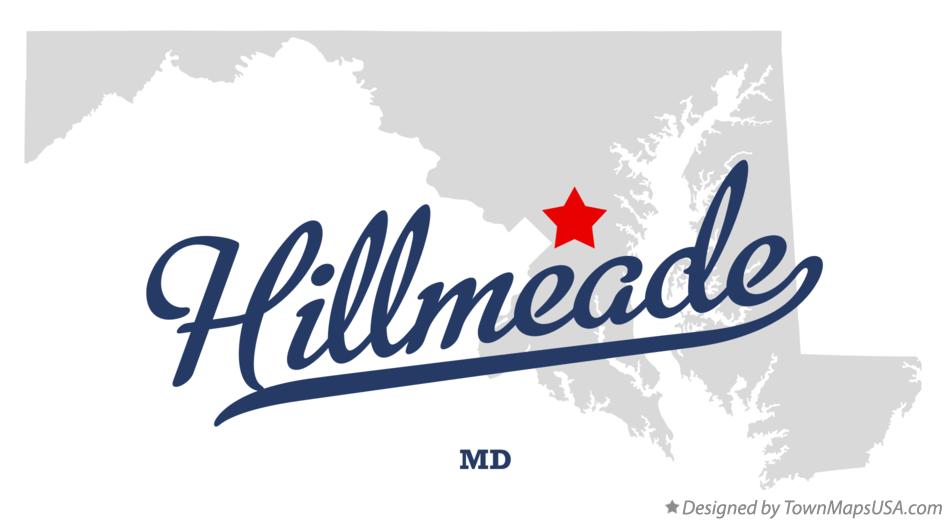 Map of Hillmeade Maryland MD
