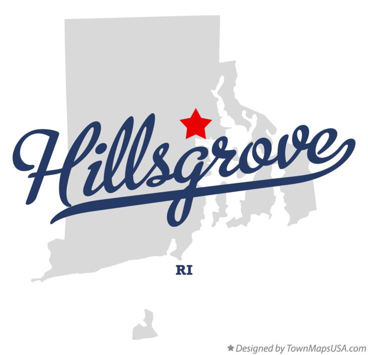 Map of Hillsgrove Rhode Island RI