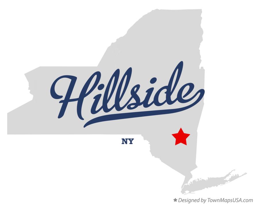 Map of Hillside New York NY