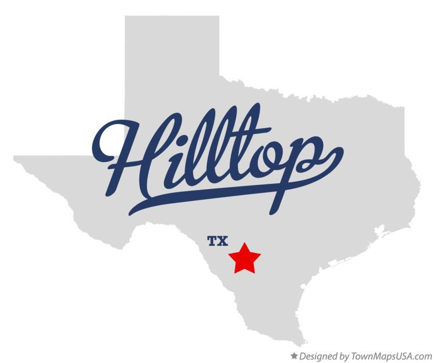 Map of Hilltop Texas TX