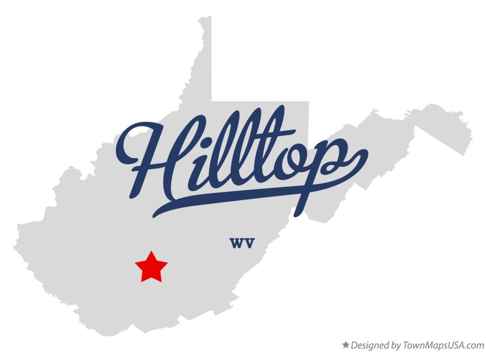 Map of Hilltop West Virginia WV