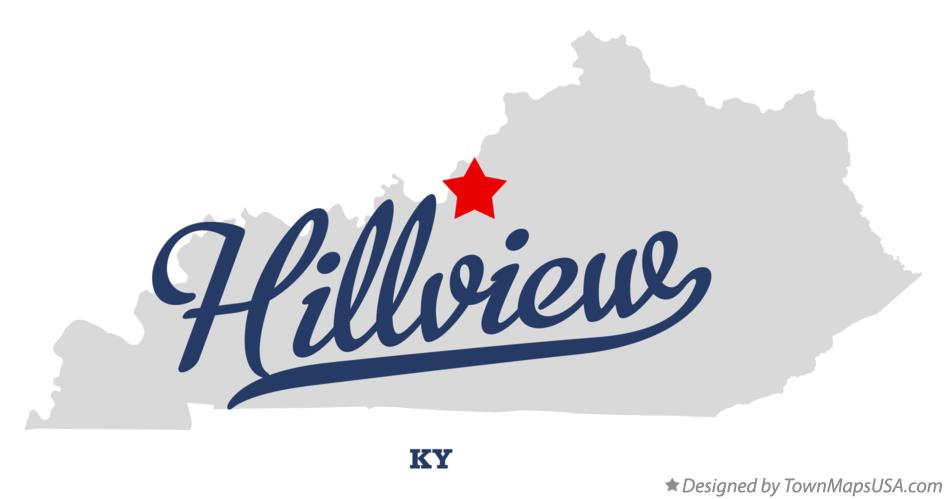 Map of Hillview Kentucky KY