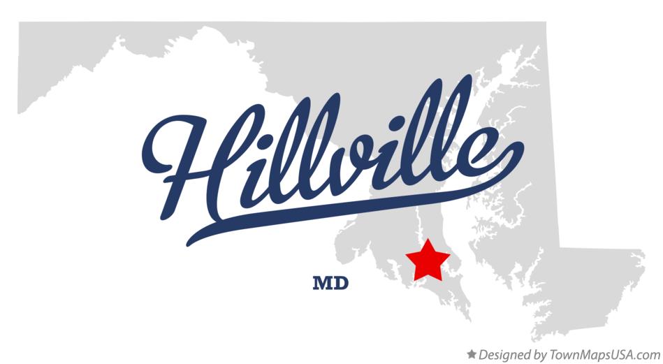 Map of Hillville Maryland MD