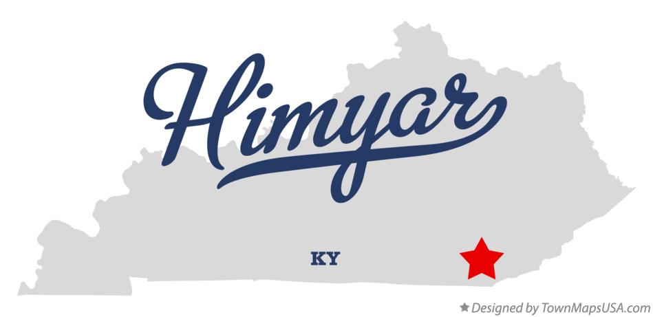 Map of Himyar Kentucky KY