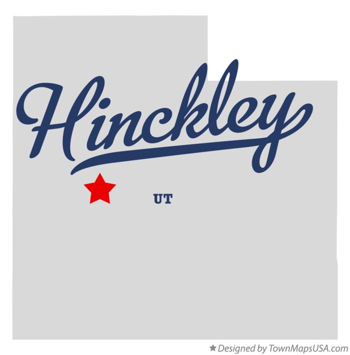 Map of Hinckley Utah UT