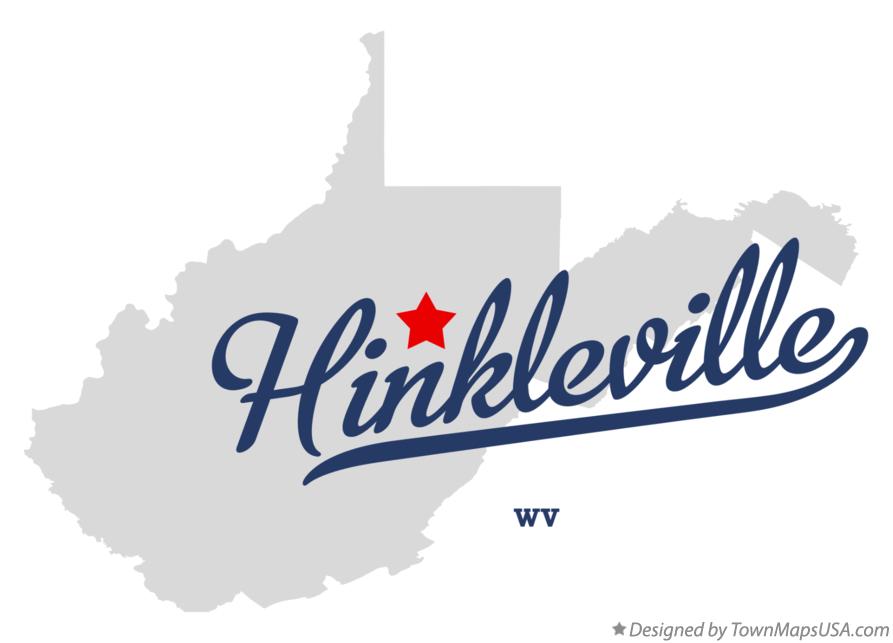 Map of Hinkleville West Virginia WV