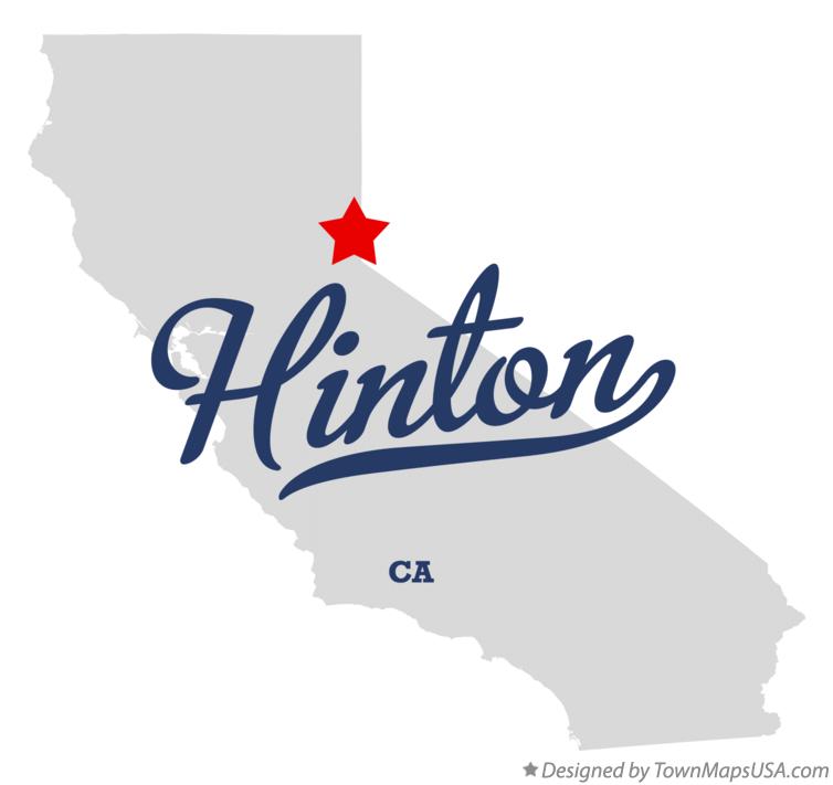 Map of Hinton California CA