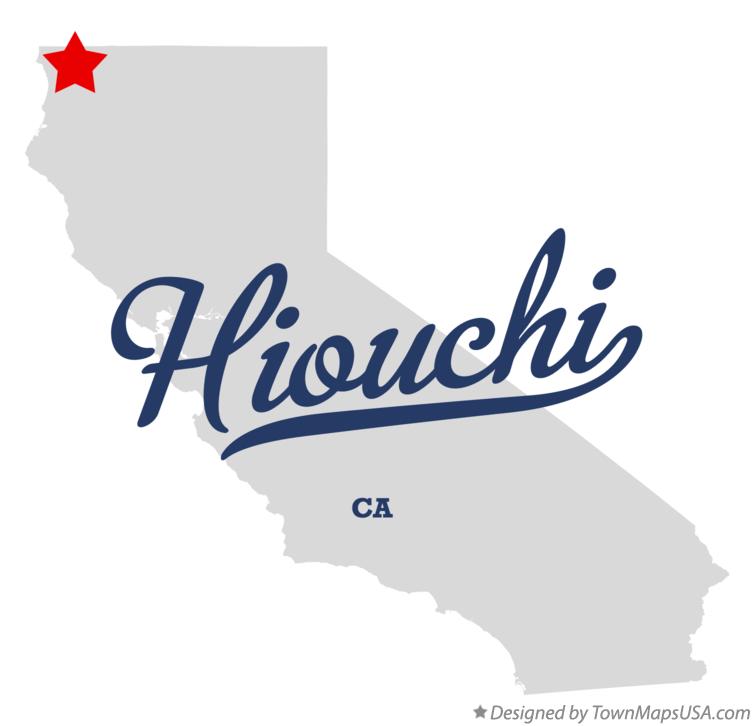 Map of Hiouchi California CA