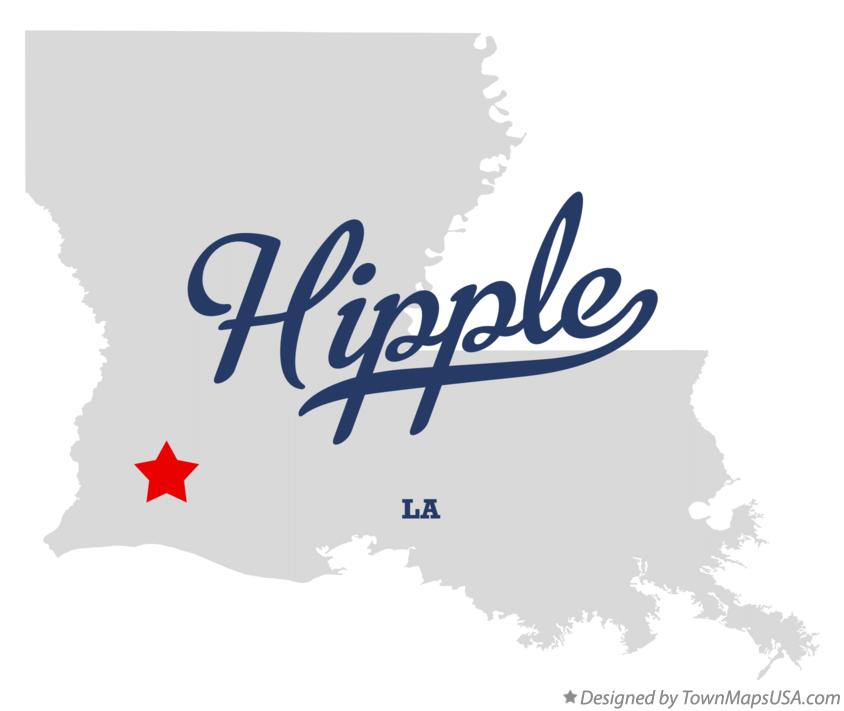 Map of Hipple Louisiana LA