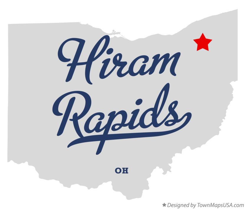 Map of Hiram Rapids Ohio OH