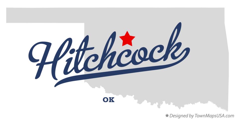 Map of Hitchcock Oklahoma OK
