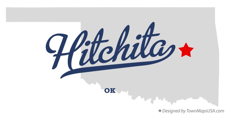 Map of Hitchita Oklahoma OK