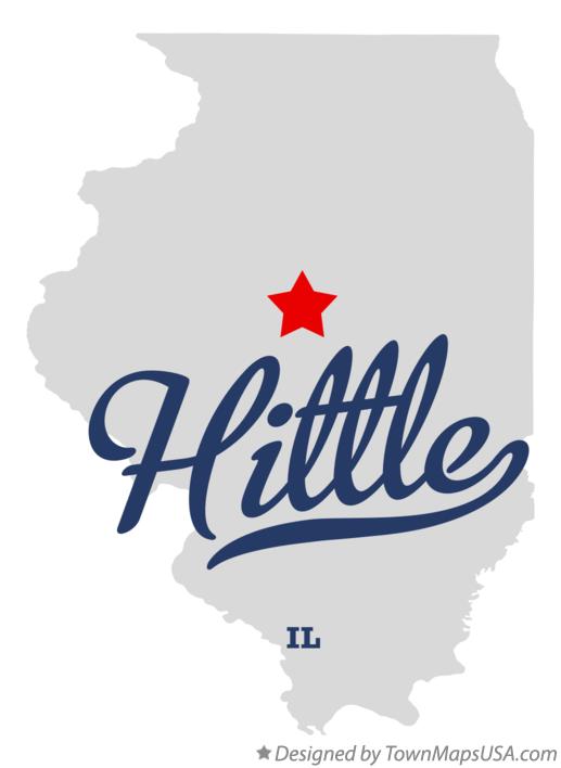Map of Hittle Illinois IL