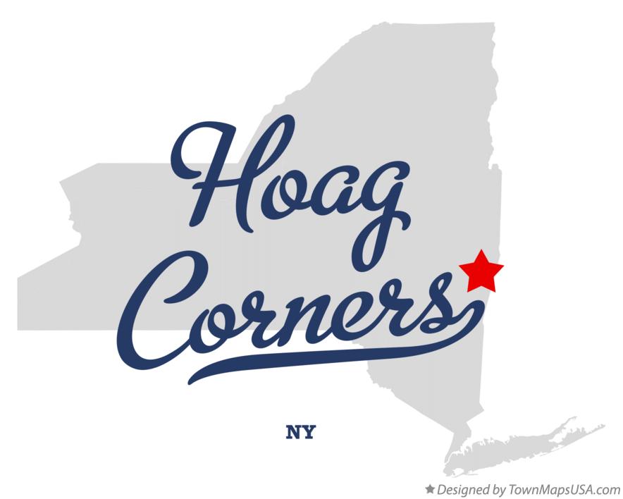 Map of Hoag Corners New York NY