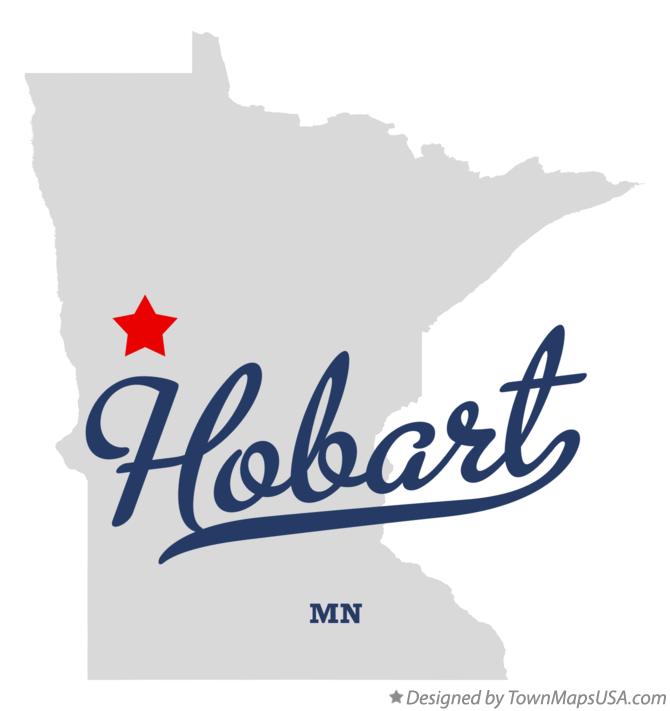 Map of Hobart Minnesota MN