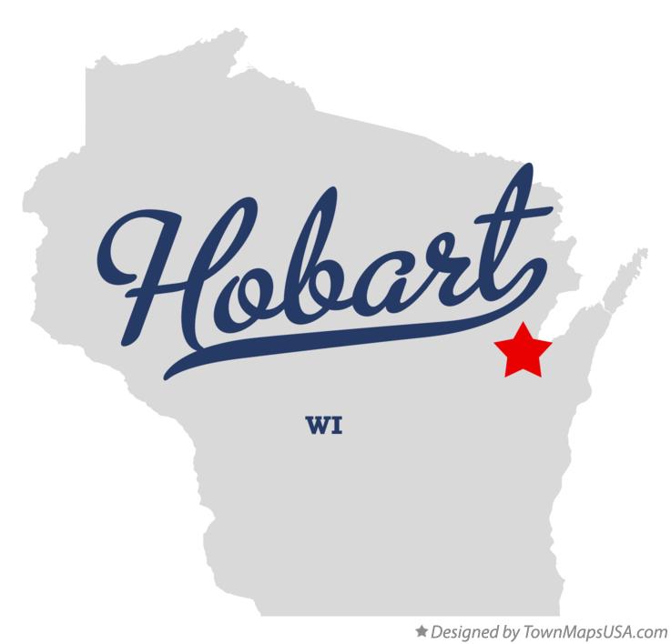 Map of Hobart Wisconsin WI