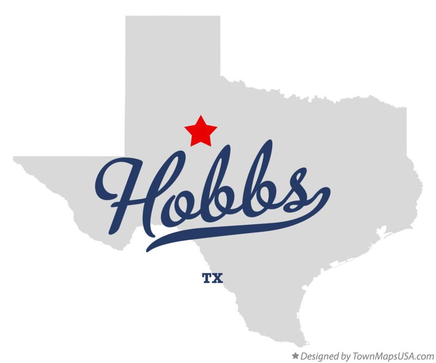 Map of Hobbs Texas TX