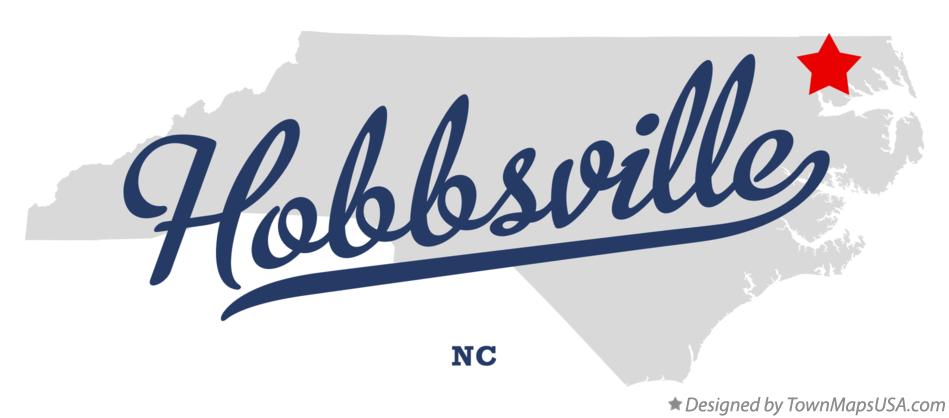 Map of Hobbsville North Carolina NC