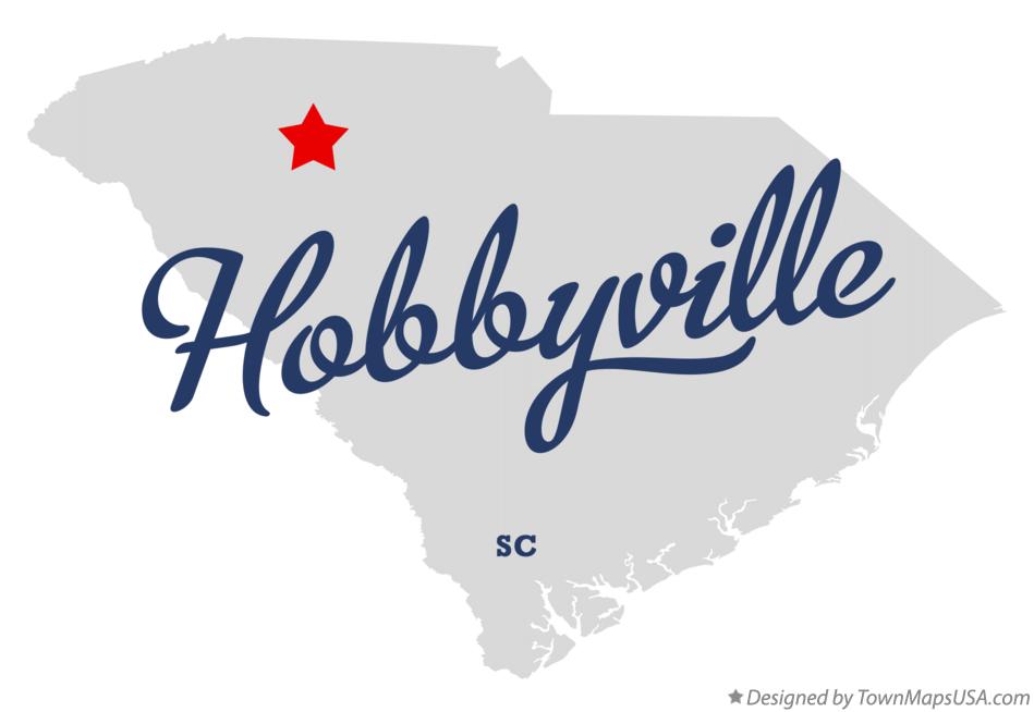 Map of Hobbyville South Carolina SC