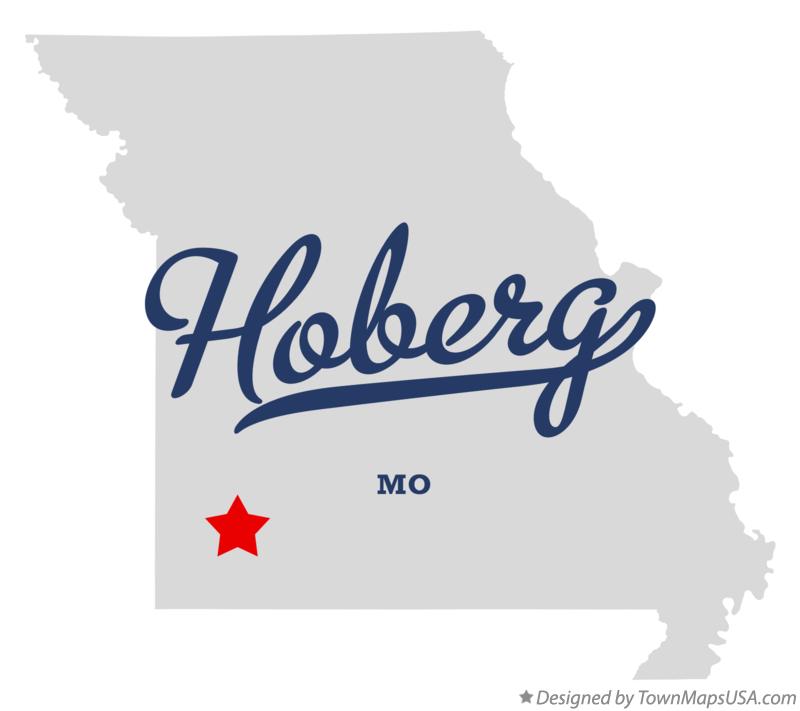 Map of Hoberg Missouri MO