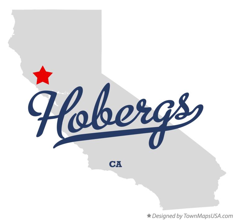 Map of Hobergs California CA