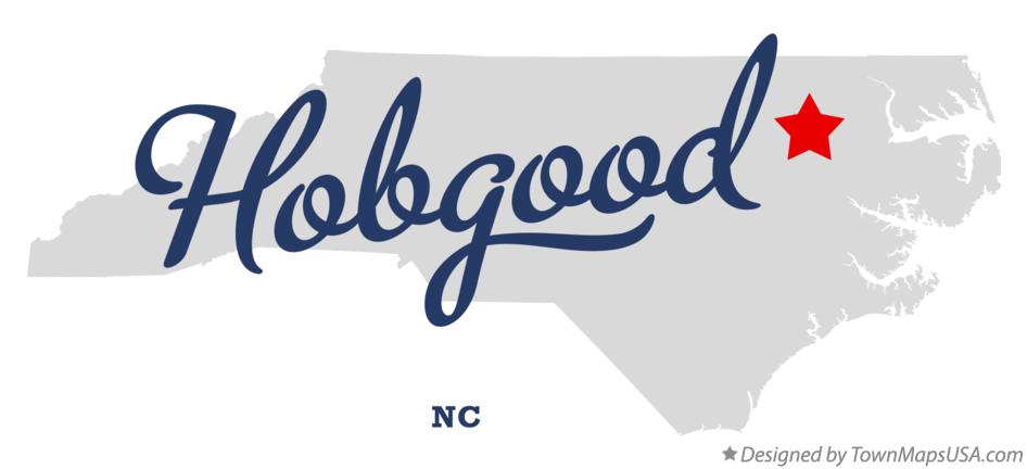 Map of Hobgood North Carolina NC