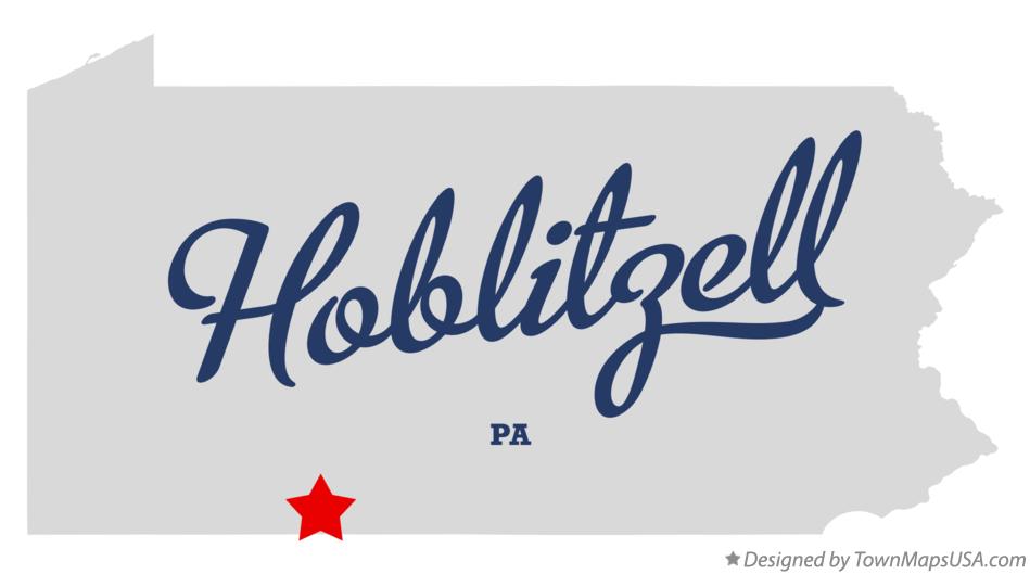 Map of Hoblitzell Pennsylvania PA