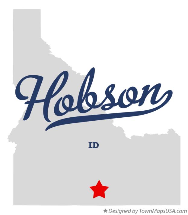 Map of Hobson Idaho ID
