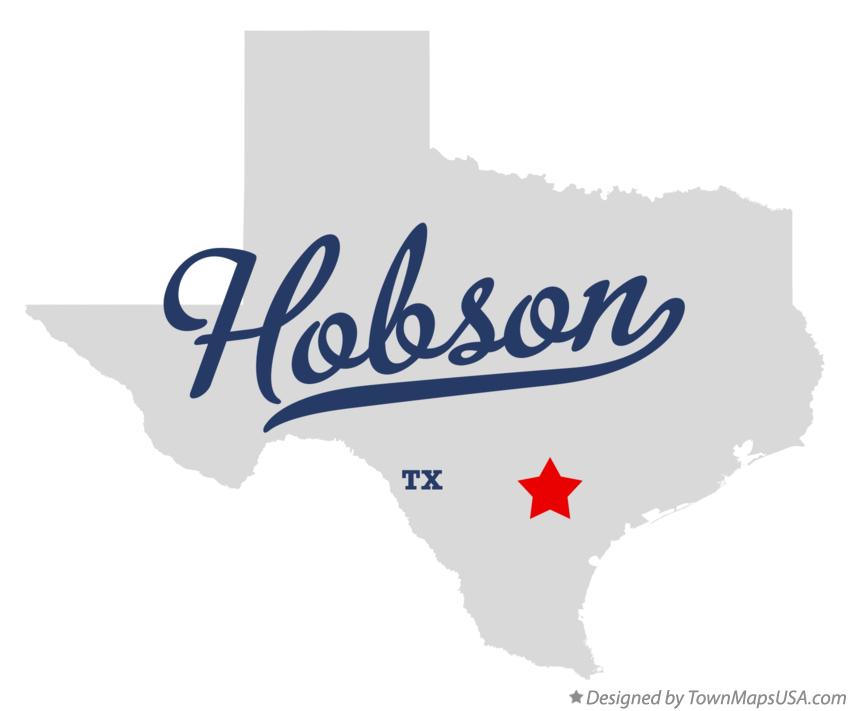 Map of Hobson Texas TX