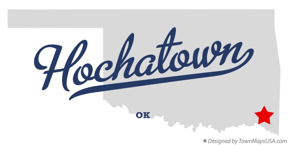 Map of Hochatown Oklahoma OK