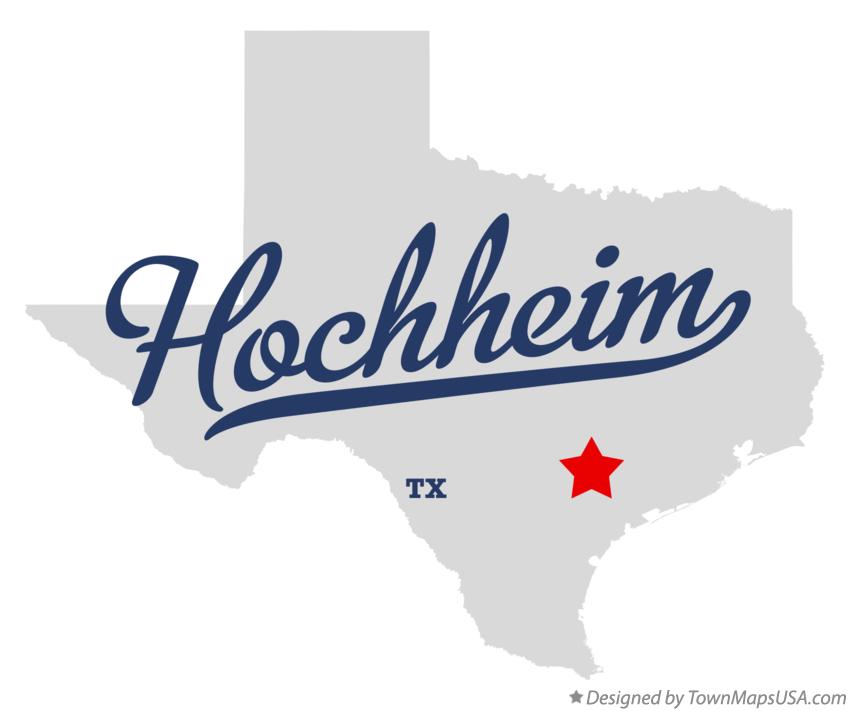 Map of Hochheim Texas TX