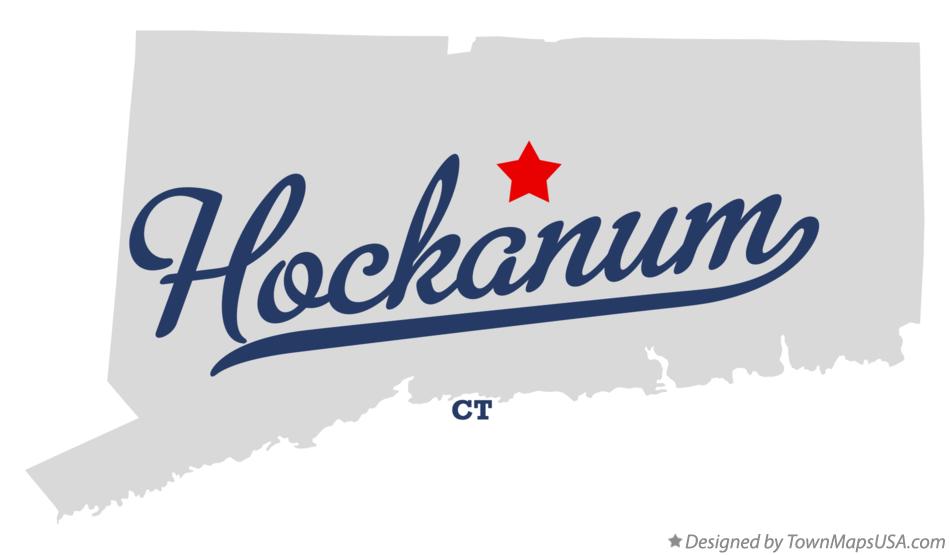Map of Hockanum Connecticut CT