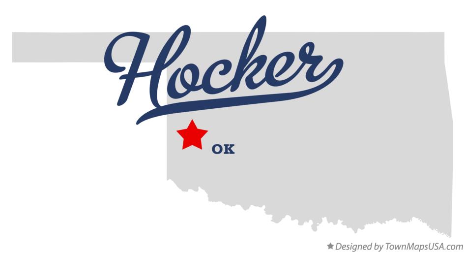 Map of Hocker Oklahoma OK