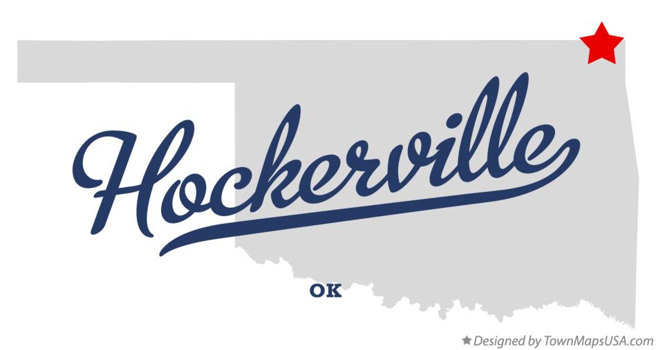 Map of Hockerville Oklahoma OK