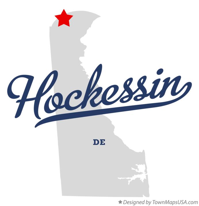 Map of Hockessin Delaware DE