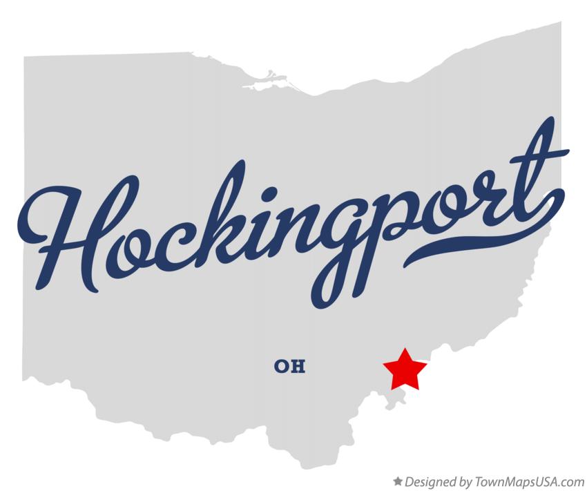 Map of Hockingport Ohio OH
