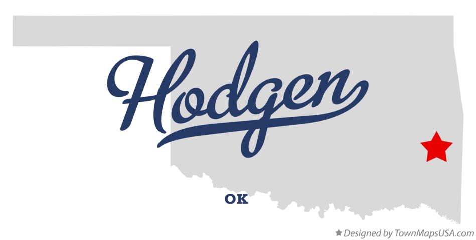 Map of Hodgen Oklahoma OK