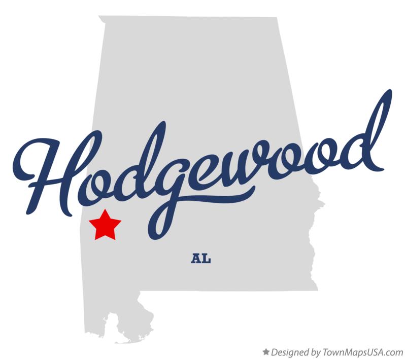 Map of Hodgewood Alabama AL