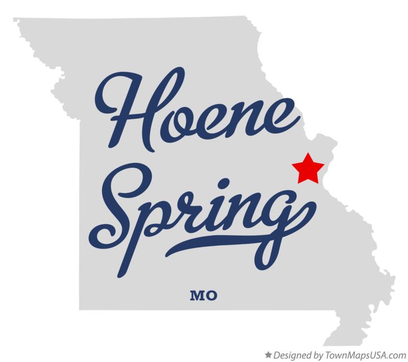 Map of Hoene Spring Missouri MO