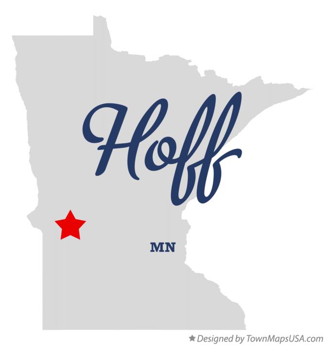 Map of Hoff Minnesota MN