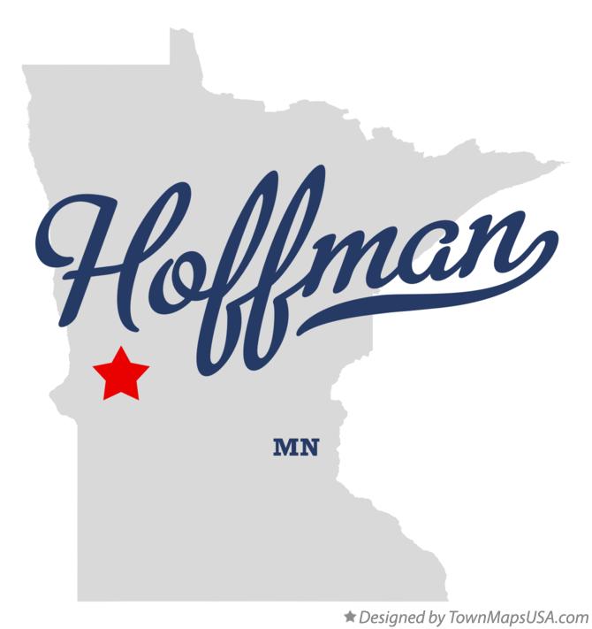 Map of Hoffman Minnesota MN