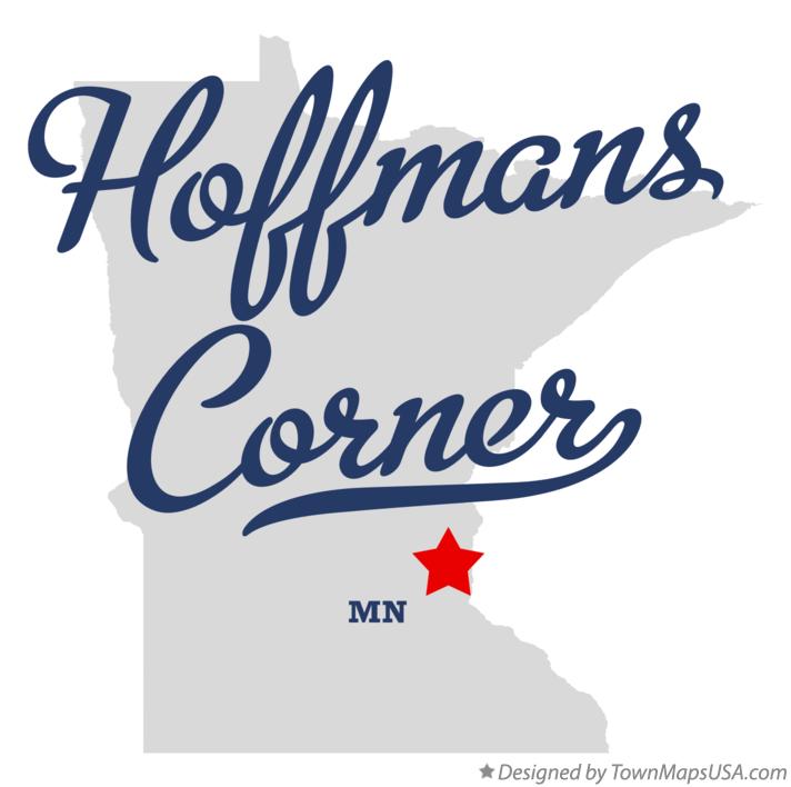Map of Hoffmans Corner Minnesota MN