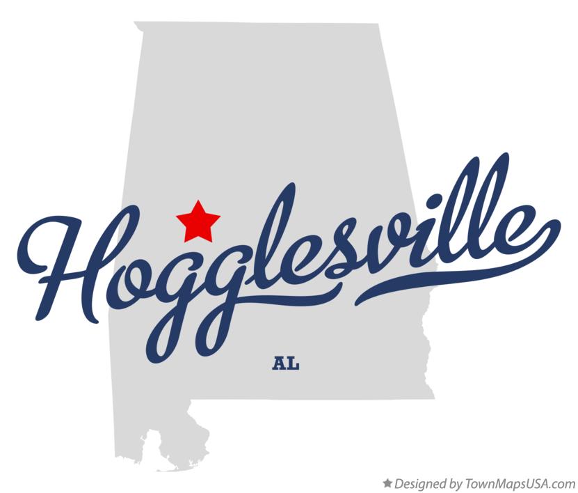 Map of Hogglesville Alabama AL